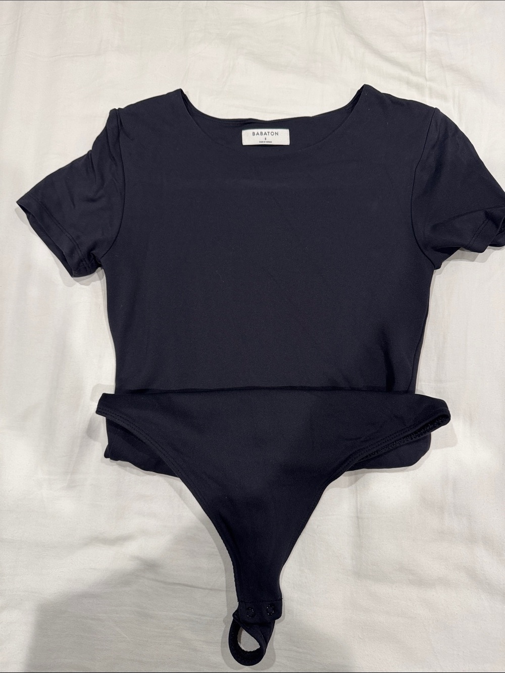 Babaton Black Short-Sleeve Kids Bodysuit